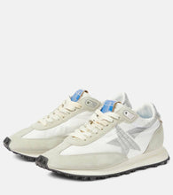 Golden Goose Marathon suede-trimmed sneakers