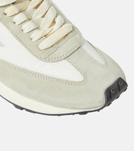 Golden Goose Marathon suede-trimmed sneakers