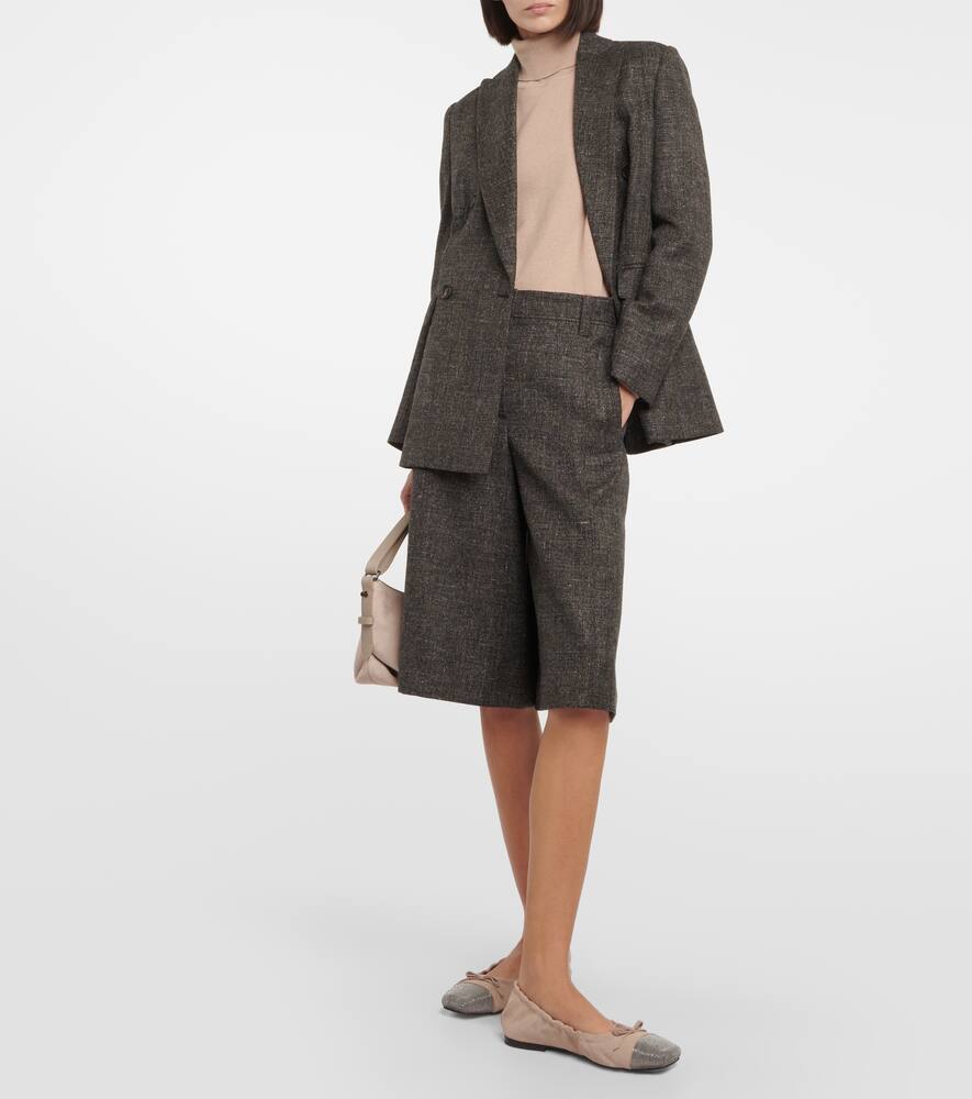 Brunello Cucinelli Suede ballet flats