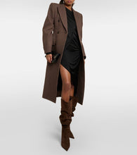 Amina Muaddi Jahleel 95 suede ankle boots