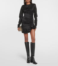 Amina Muaddi Marine 95 nappa leather knee-high boots