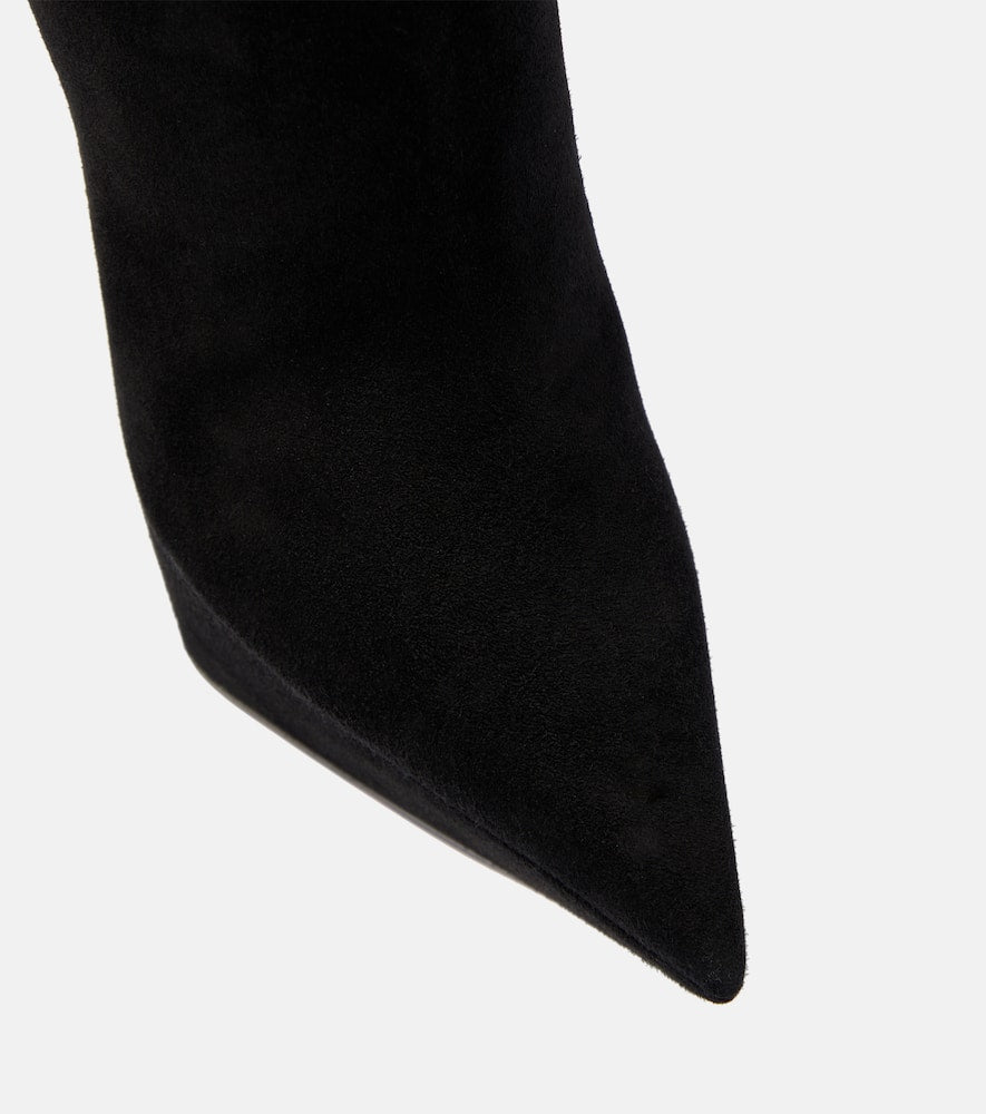 Amina Muaddi Yigit 150 suede ankle boots