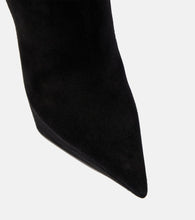 Amina Muaddi Yigit 150 suede ankle boots