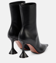Amina Muaddi Giorgia 95 leather ankle boots