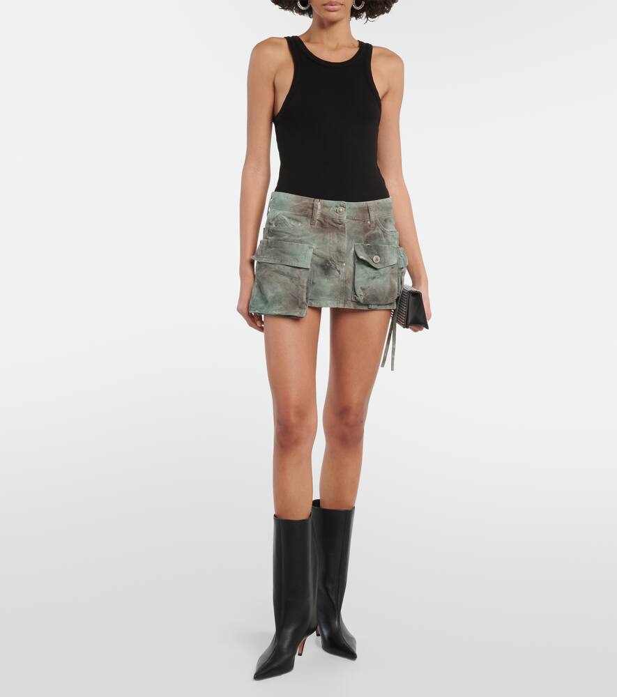 Amina Muaddi Fiona 60 leather boots