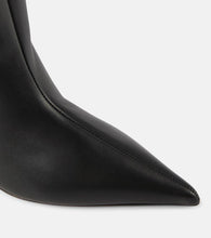 Amina Muaddi Fiona 60 leather boots