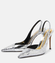 Alexandre Vauthier Sequined 105 slingback pumps