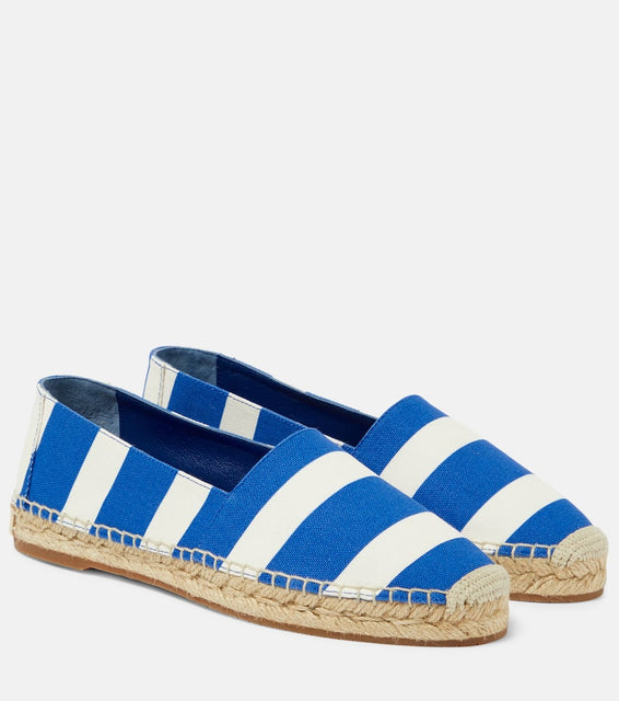 Manolo Blahnik Sparta canvas espadrilles