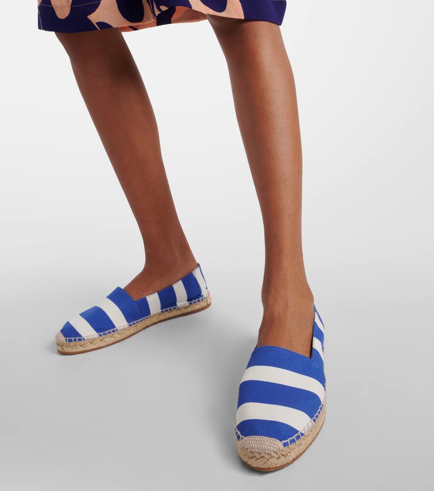 Manolo Blahnik Sparta canvas espadrilles