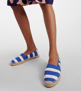 Manolo Blahnik Sparta canvas espadrilles
