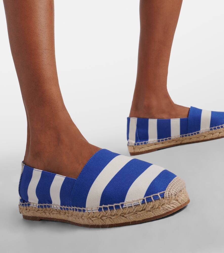 Manolo Blahnik Sparta canvas espadrilles