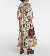 Etro Floral cotton midi shirt dress