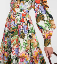 Etro Floral cotton midi shirt dress
