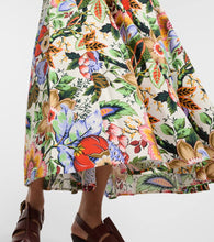 Etro Floral cotton midi shirt dress
