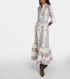 Etro Printed cotton shirt dress