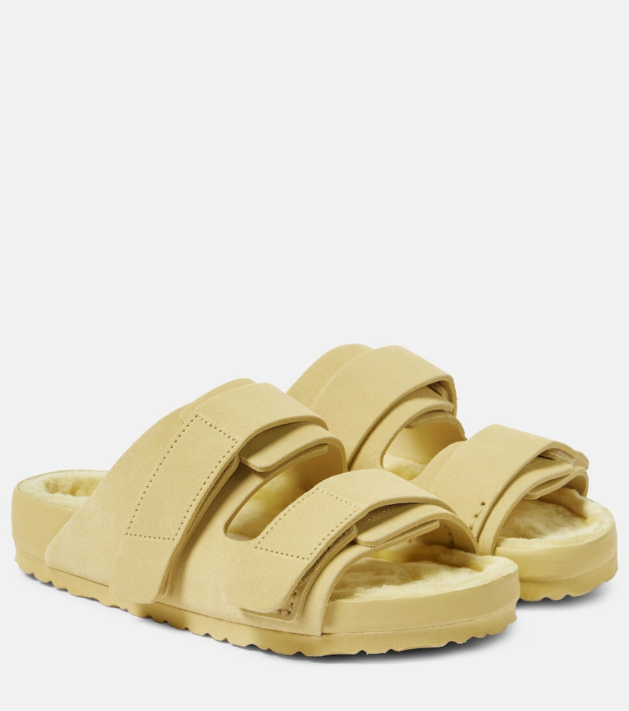 Birkenstock 1774 x Tekla Uji suede slides - Birkenstock 1774 x Tekla Uji 绒面革拖鞋