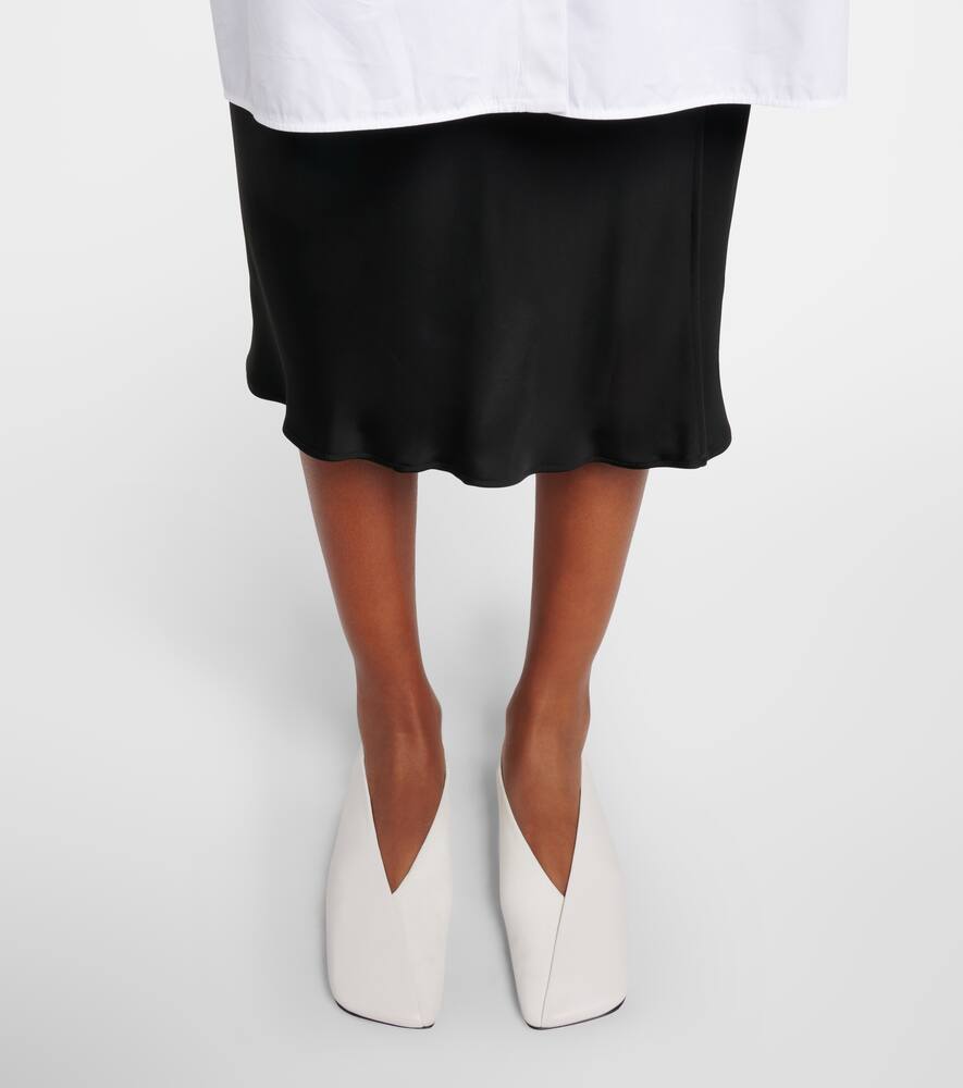 Jil Sander Leather ballet flats