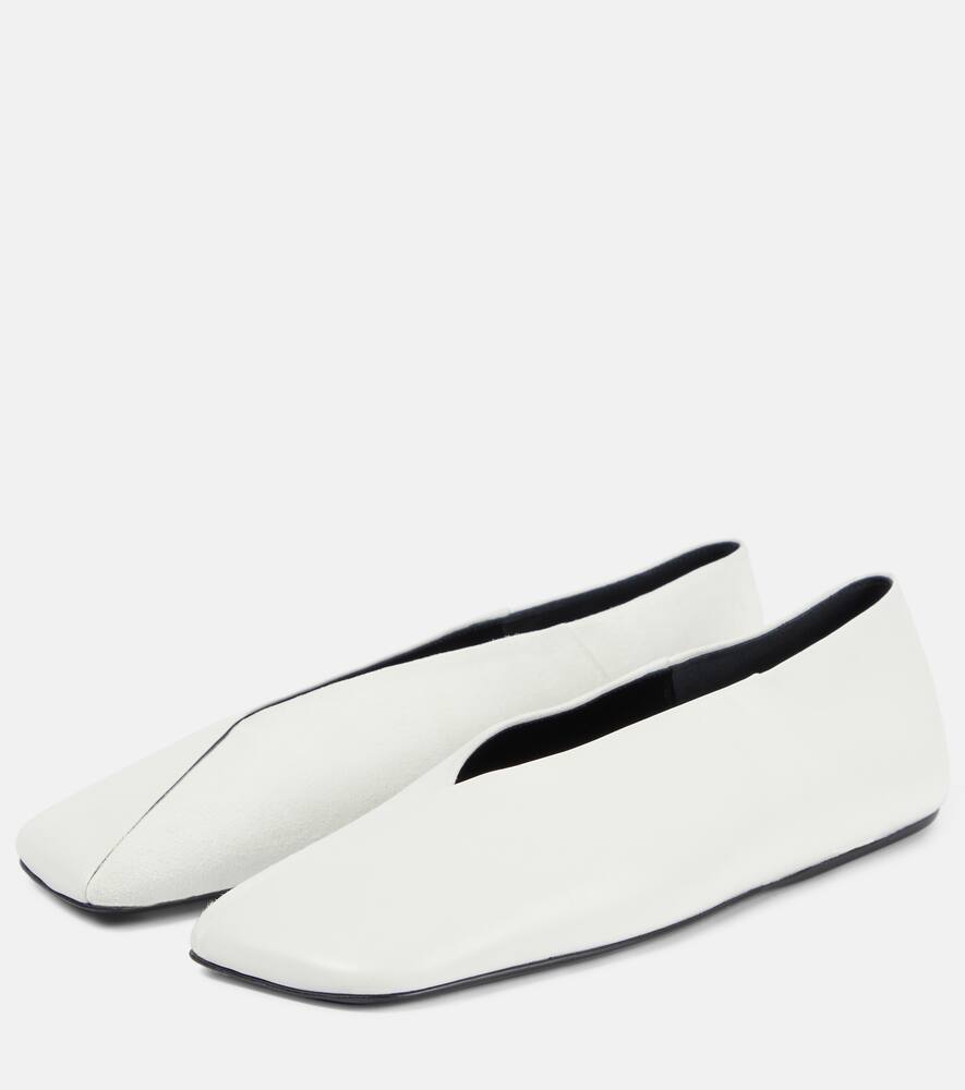 Jil Sander Leather ballet flats