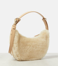 Prada Arqu√É¬© shearling shoulder bag