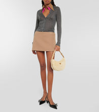 Prada Arqu√É¬© shearling shoulder bag