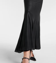 Alessandra Rich Laminated jersey maxi dress