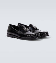 Dolce&Gabbana DG polished leather loafers