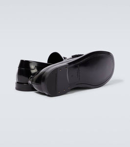 Dolce&Gabbana DG polished leather loafers