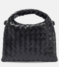 Bottega Veneta Hop Mini Intrecciato leather tote bag. Shop Bottega Veneta Shoulder Bags for women now.