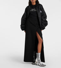 Vetements Metallic leather ankle boots