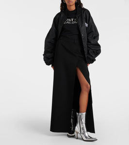 Vetements Metallic leather ankle boots