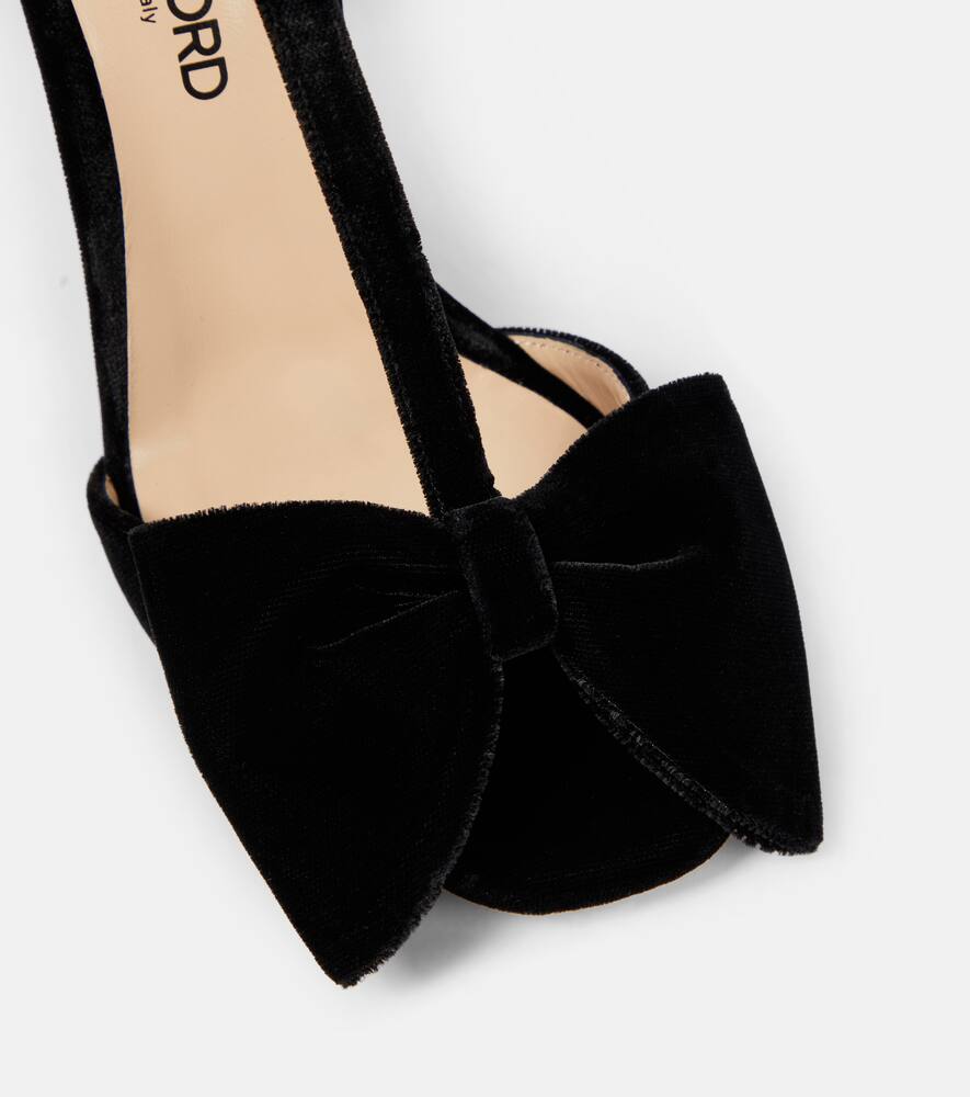 Tom Ford Brigitte velvet sandals