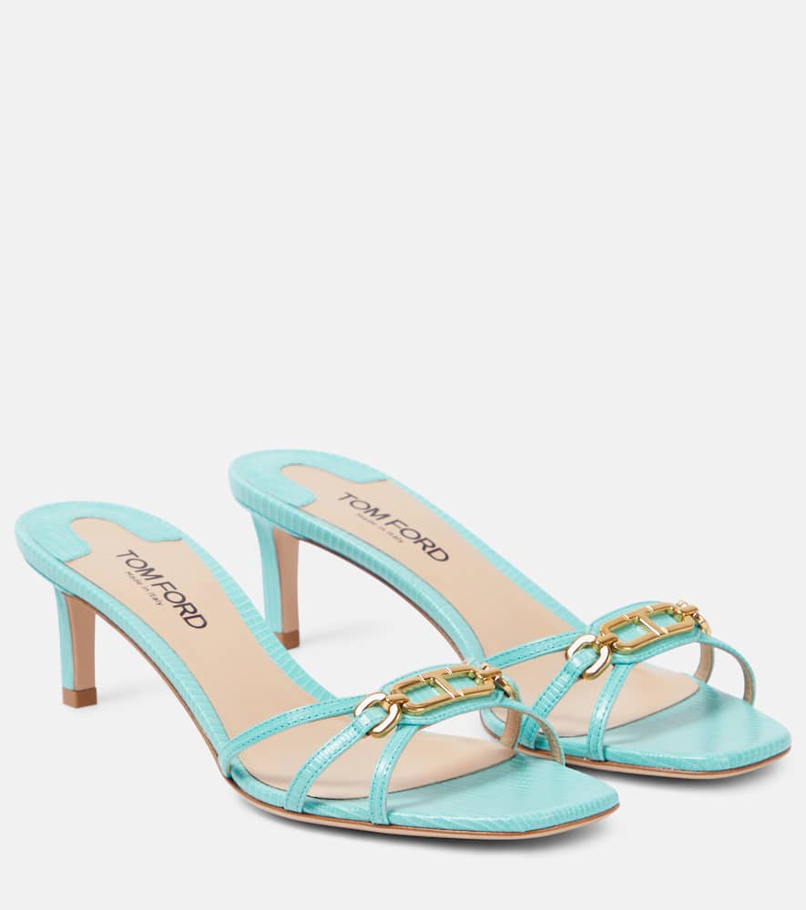 Tom Ford Whitney embellished leather mules