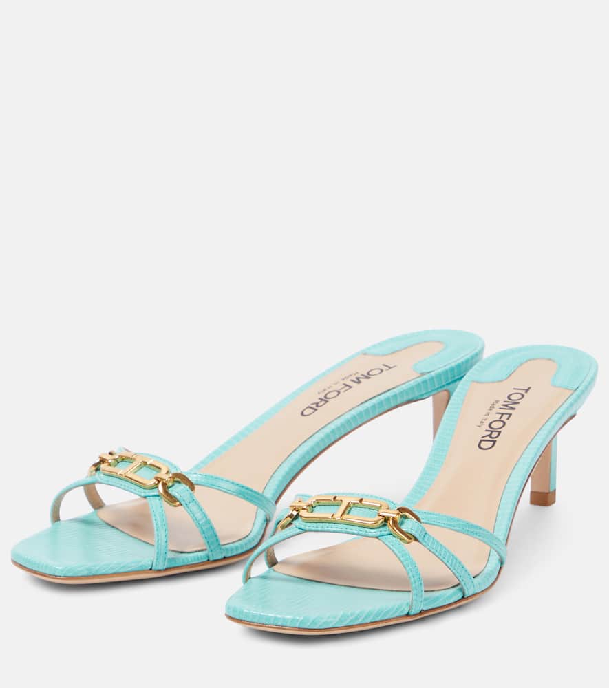 Tom Ford Whitney embellished leather mules