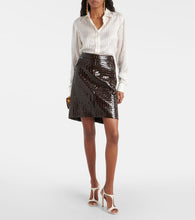 Tom Ford Angelina croc-effect leather sandals