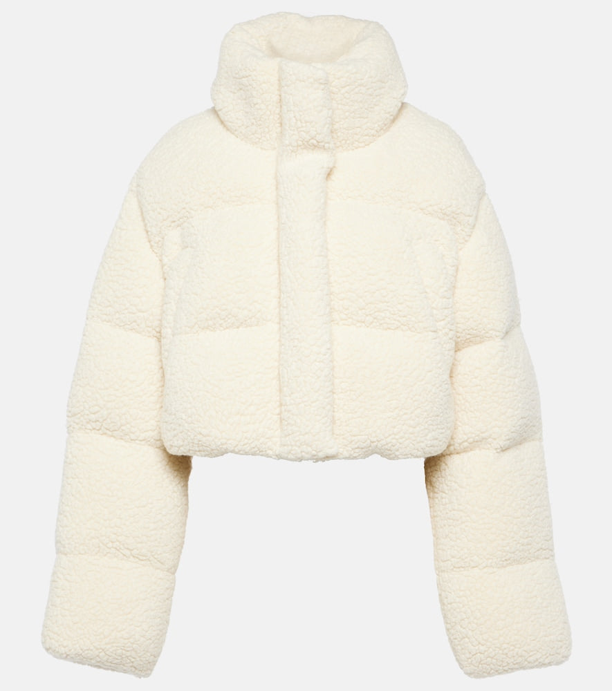 Cordova Kozzy cropped wool-blend puffer jacket - Cordova Kozzy 短款羊毛混纺羽绒服