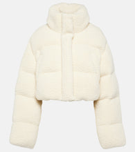 Cordova Kozzy cropped wool-blend puffer jacket - Cordova Kozzy 短款羊毛混纺羽绒服