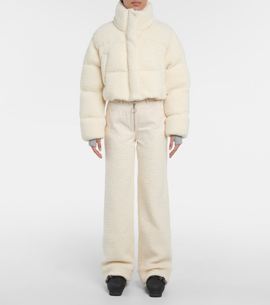 Cordova Kozzy cropped wool-blend puffer jacket