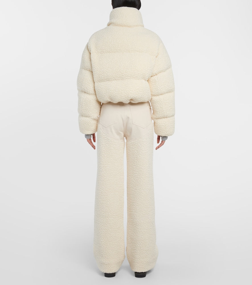 Cordova Kozzy cropped wool-blend puffer jacket