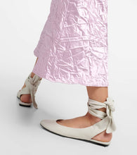 The Attico Bridal Cloe leather slingback flats