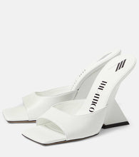 The Attico Cheope 105 leather mules