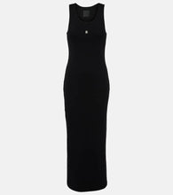 Givenchy Ribbed-knit cotton jersey maxi dress