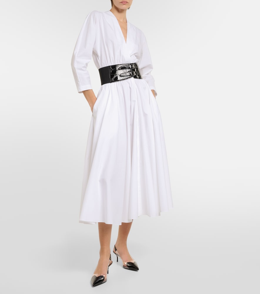 Alaia Cotton midi dress