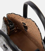 Alaia Mina 16 Vienne Wave leather tote bag