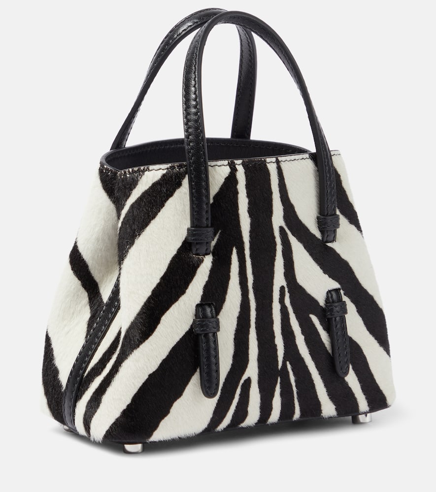 Alaia Mina 16 micro calf hair tote bag
