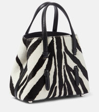 Alaia Mina 16 micro calf hair tote bag