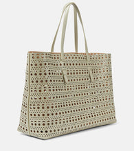 Alaia Mina 44 Vienne Wave leather tote bag