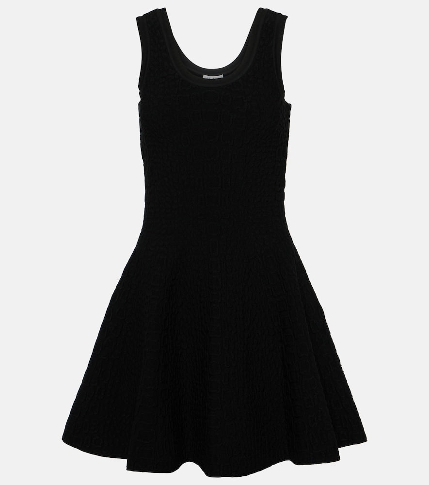 Alaia Croc-effect minidress. Alaia鳄鱼纹迷你连衣裙