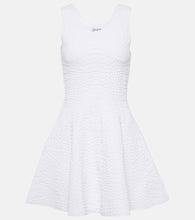 Alaia Croc-effect knitted minidress. Alaia 鳄鱼纹针织迷你连衣裙