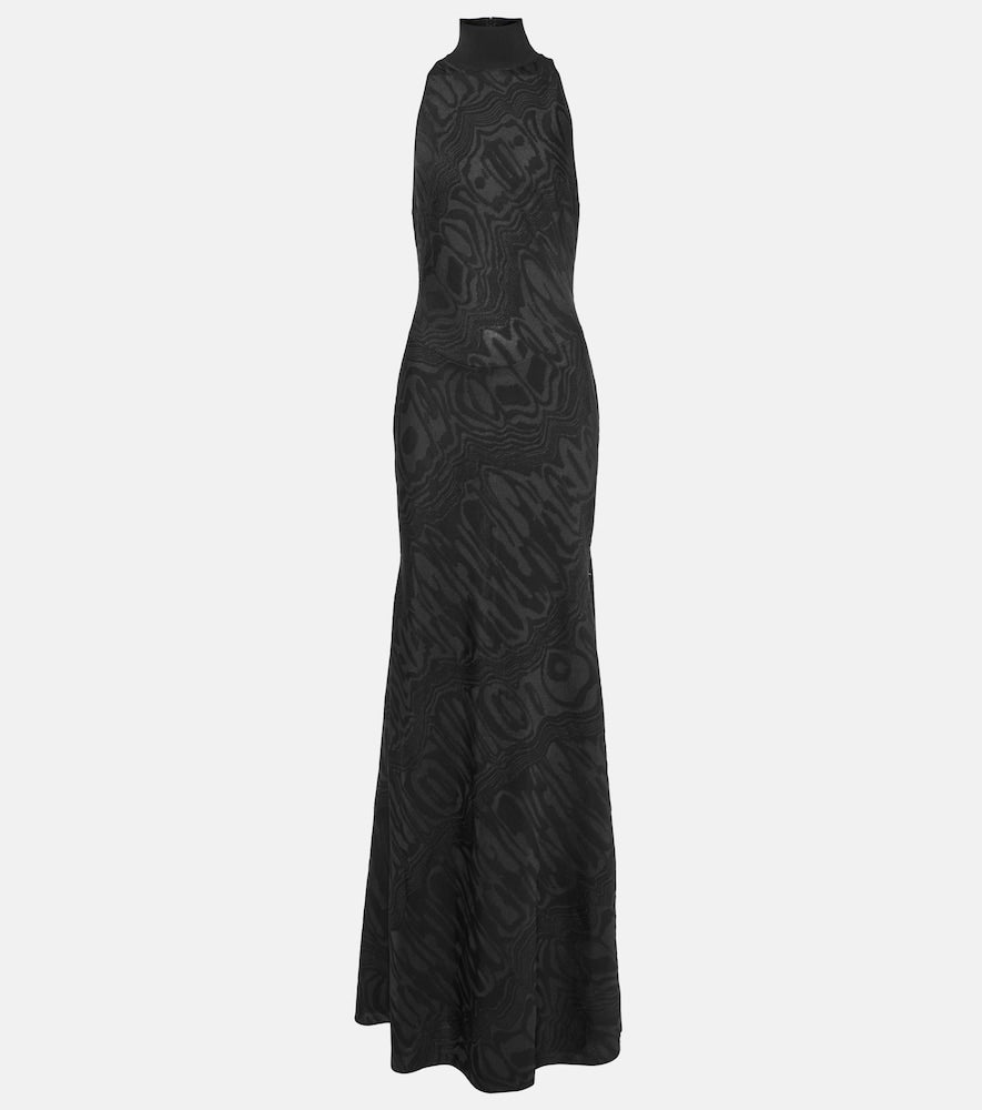 Alaia Patterned turtleneck gown. Alaia 图案高领礼服