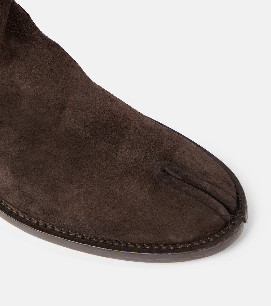 Maison Margiela Tabi suede cowboy boots